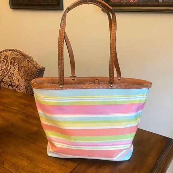 Coach Hampton Pastel Tote Bag # A0969-F13552 EUC - Picture 2 of 10
